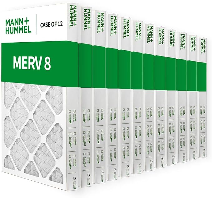 16x25x2 MERV 8 Pleated HVAC AC Furnace Air Filters. Case of 12. (Exact Size: 15.5 x 24.5 x 1.75 Inches), alternate product