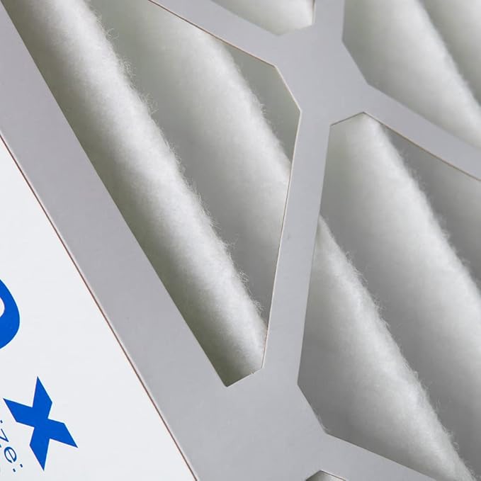 16x25x4 (Actual Size: 15 1/2 x 24 1/2 x 3 5/8) Pleated MERV 13 Air Filters 2 Pack, alternate product view 6