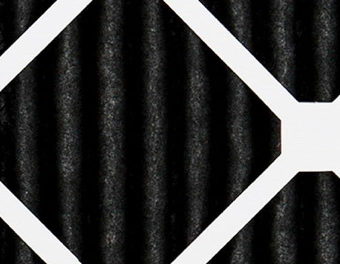 16x25x4 (Actual Size: 15 1/2 x 24 1/2 x 3 5/8) Pure Carbon Pleated Odor Reduction Merv 8 Furnace Filters 6 Pack, alternate