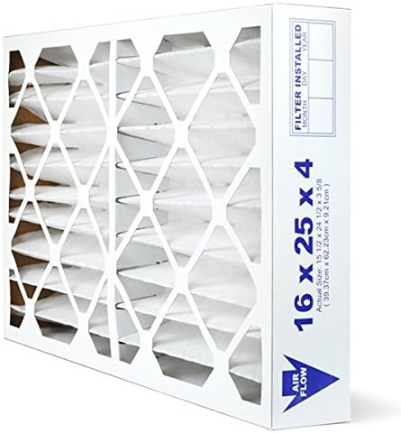 16x25x4 Air Filter MERV 11 Pleated HVAC AC Furnace Air Filter, Allergy 6-Pack, Made in the USA, alternate product view 4