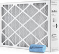 16x25x4 Air Filter Replacement MERV 11, FC100A1029 Pleated HVAC AC Furnace Filters with Cleaning Cloth (Actual Size: 15.94