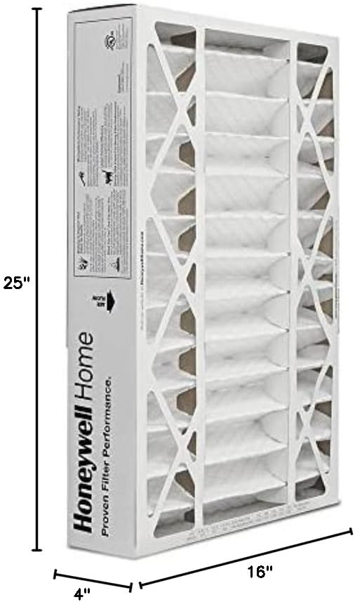 16x25x4 MERV 8, AC Furnace Air Filter, 1 PACK (CF408F1625-1PKAM)(Actual Dimensions: 15.63 x 24.75 x 4.38 in.) 1 Filter