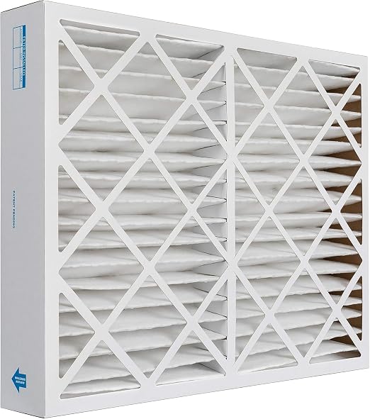 16x25x4 MERV 8 Air Filter, 2 Count, ACTUAL SIZE (15.50 x 24.50 x 3.75) HVAC, Furnace Filter for Allergies, Dust, Pet Dander &