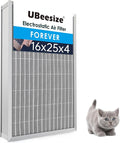 16x25x4 Reusable Air Filter - Washable, MERV 8,Permanent, Electrostatic - Lasts a Lifetime - Enjoy Fresher Air in Home and
