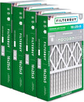 16x25x5 Air Filter MERV 8 Essential Dust & Allergy Defense (4-Pack), Pleated HVAC AC Furnace Filters for