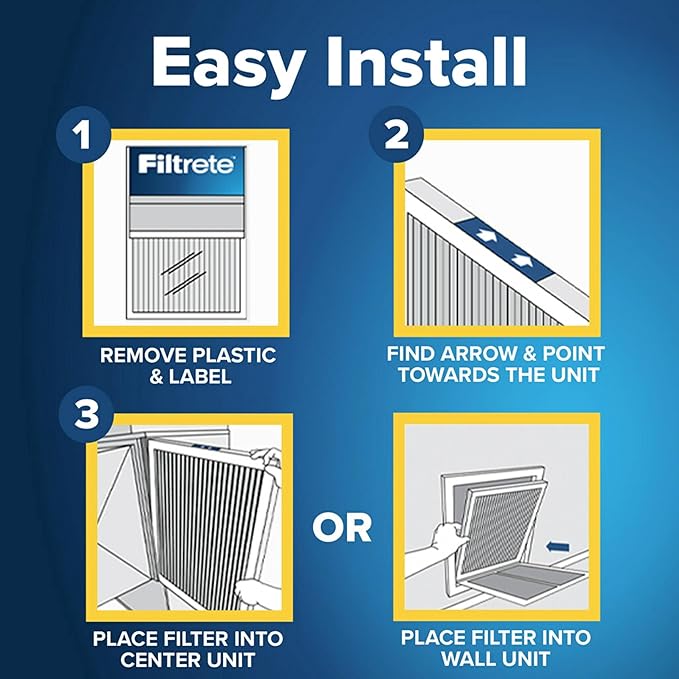 16x30x1 AC Furnace Air Filter, MPR 700, MERV 8, Tough on Pollen, Easy on Airflow, alternate product view 3