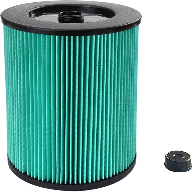 17912 & 9-17912 HEPA Vacuum Filter Compatible with Filter No.9-17912 fits 5, 6,8,9,12,14,16 and 32 gal vacs or larger made