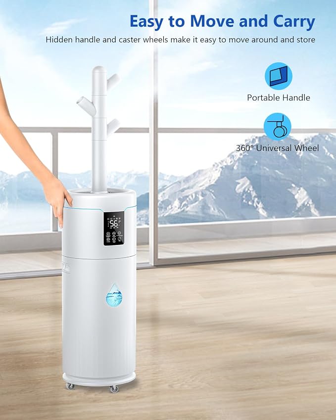 17L/4.5Gal Ultra Large Humidifiers for Bedroom 2000 sq ft, Quiet, alternate product view 3