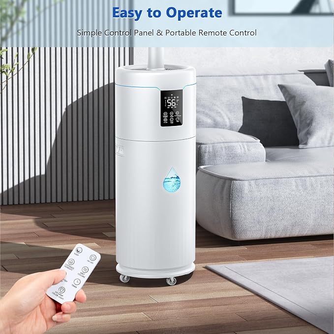 17L/4.5Gal Ultra Large Humidifiers for Bedroom 2000 sq ft, Quiet, alternate product view 7