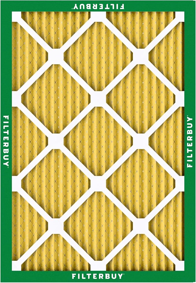 17x22x1 Air Filter MERV 11 Superior Pet & Allergy Defense (2-Pack), Electrostatic Pleated HVAC AC Furnace Filters