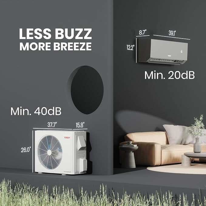 18,000 BTU 24.5 SEER2, Mini-Split Air Conditioner & Heater, Energy Star & Cold Climate Certified, Ductless Inverter AC Unit