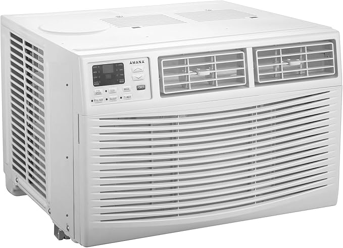 18,000 BTU Window Air Conditioner, 230V, Window AC for Rooms up to 1,000 Sq.Ft with Remote Control, 24H Timer, 3-Speeds