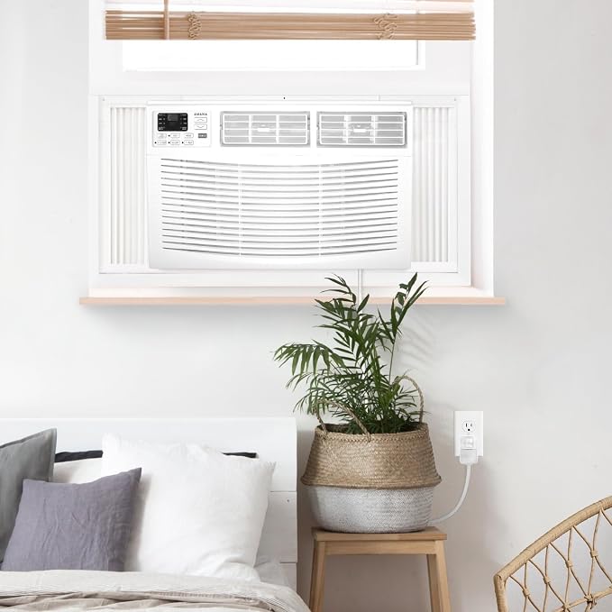 18,000 BTU Window Air Conditioner, 230V, Window AC for Rooms up to 1,000 Sq.Ft with Remote Control, 24H Timer, 3-Speeds