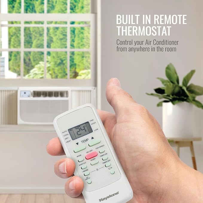 18,000 BTU Window Air Conditioner and Dehumidifier, 230V, Window Unit Air Conditioners for Apartment, Living Room, Bedroom