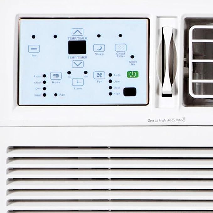18,000 BTU Window Air Conditioner and Dehumidifier, 230V, Window Unit Air Conditioners for Apartment, Living Room, Bedroom