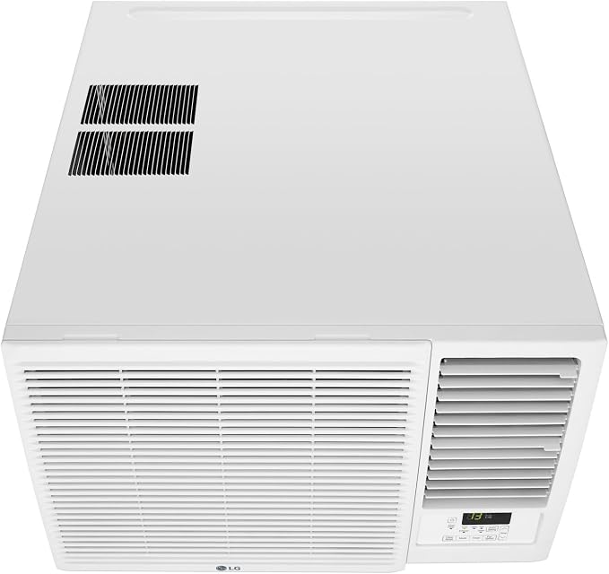 18,000 BTU Window Air Conditioner with Heat, 230/208V, Cools 1,000 Sq.Ft. for Bedroom, Living Room, Basement, Apartment, with