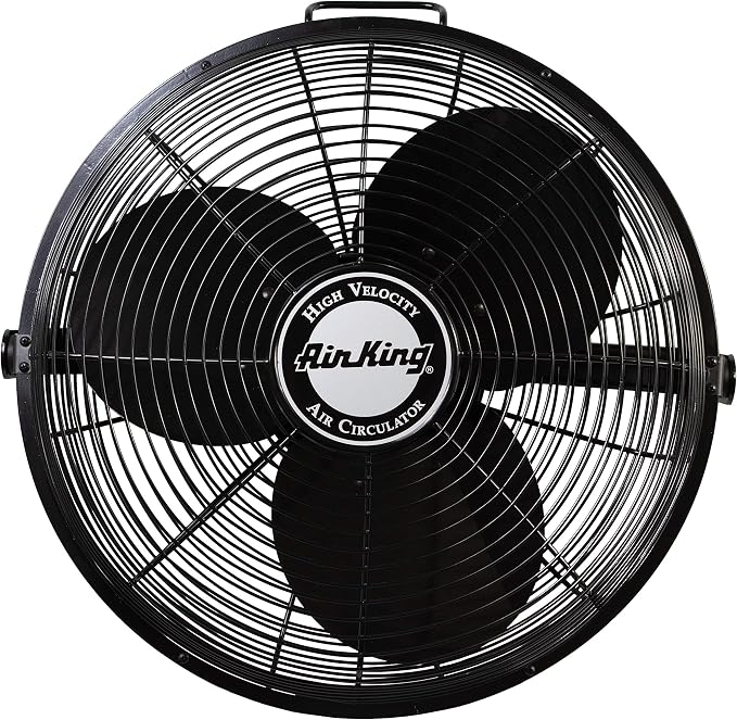 18-Inch 1/6 HP Industrial Grade High Velocity Multi Mount Fan with 3-Speeds, Pivoting Fan Head, Durable Powder-Coated Steel