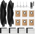 18 Pack L60 Accessories Kit Replacement Compatible with L60 / L50 Robot Vacuum, Accessories Kit 2 Roller Brush, 4 Side