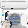18000 BTU Mini Split Air Conditioner Heat Pump System, 19 SEER2 208-230V Ductless Inverter System with Wi-Fi & Alexa