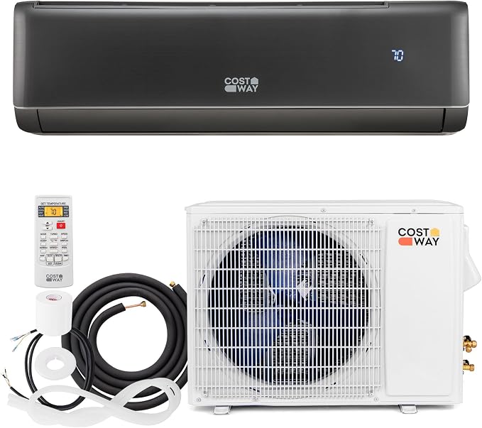 18000 BTU Mini Split Air Conditioner & Heater, 21 SEER2 208-230V Inverter AC Unit Cools Rooms up to 1250 Sq. Ft, Energy
