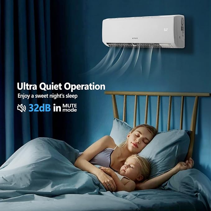 18000 BTU Mini Split Air Conditioner Indoor Unit Only, 230V Ductless Wall Mounted Air Handler, alternate product view 5