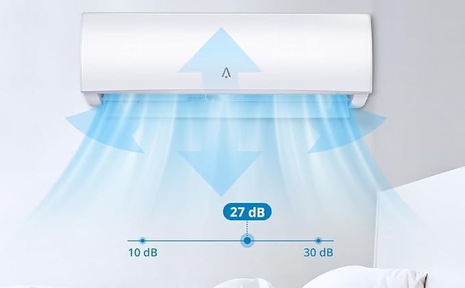 18000 BTU Split Air Conditioner and Heater, SEER2 21 High Efficiency, WiFi Enabled with Alexa, ENERGY STAR Certified