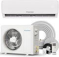 18000BTU Mini Split AC/Heating System,230V 19 SEER2 Energy Efficient Mini Split Air Conditioner with Heat Pump,Cools Up