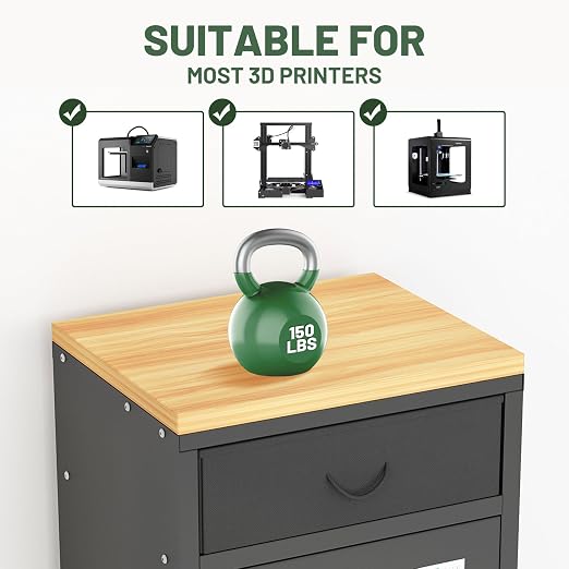 180L 3D Printer Filament Storage Cabinet with Dehumidifier(60W Drying Power, <8W avg., alternate product view 3