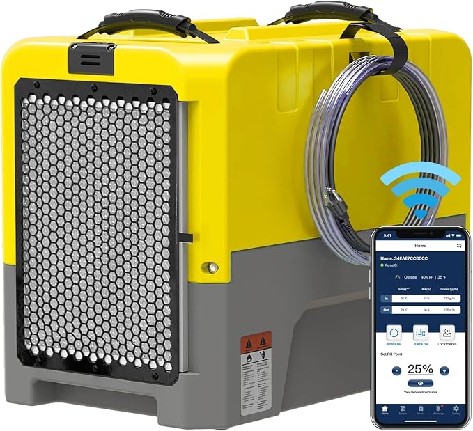 180PPD LGR Commerical Dehumidifier with Pump, Wi-Fi APP Controls Industrial Dehu, Capacity up to 85 PPD at AHAM, product