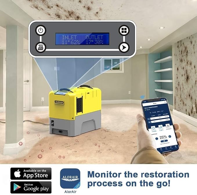 180PPD LGR Commerical Dehumidifier with Pump, Wi-Fi APP Controls Industrial Dehu, Capacity up to 85 PPD at AHAM, alternate