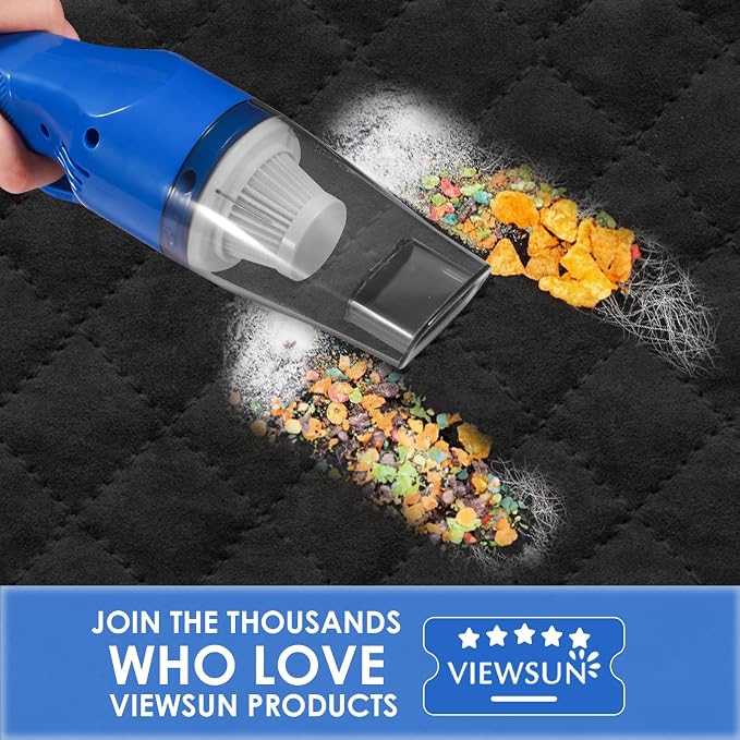 18PCS Car Cleaning Kit, Car Interior Detailing Kit with Blue High Power Handheld Vacuum, Detailing Brush Set, Windshield