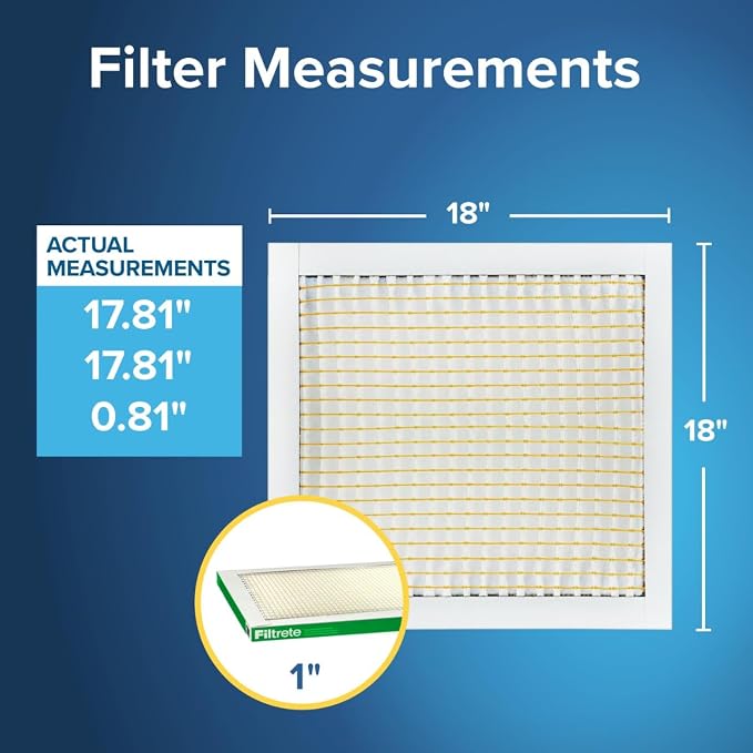 18x18x1 AC Furnace Air Filter, MPR 700, MERV 8, Tough on Pollen, Easy on Airflow, alternate product view 2