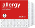 18x18x1 Air Filter MERV 11 Pleated HVAC AC Furnace Air Filter, Allergy 6-Pack, Made in the USA, product image