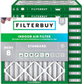 18x18x2 Air Filter MERV 8 Essential Dust & Allergy Defense (12-Pack), Electrostatic Pleated HVAC AC Furnace