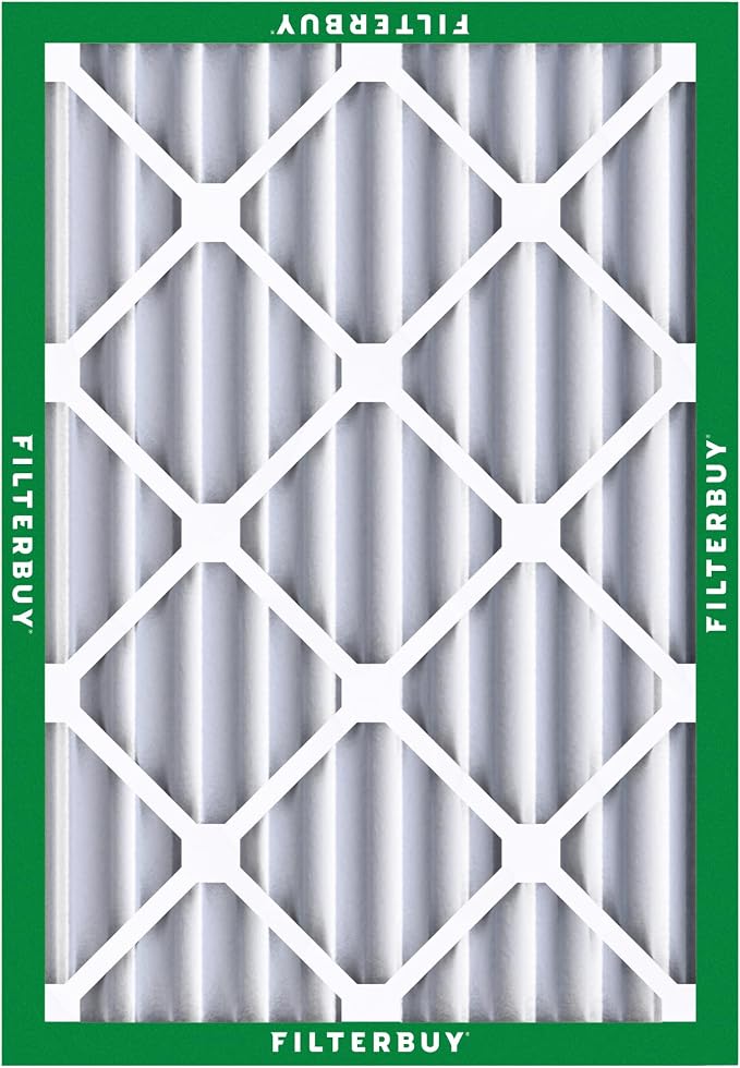 18x20x4 Air Filter MERV 8 Essential Dust & Allergy Defense (2-Pack), Electrostatic Pleated HVAC AC Furnace Filters