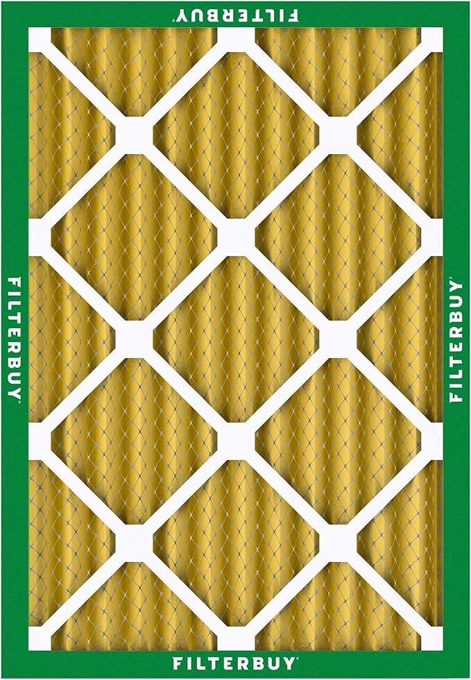 18x24x2 Air Filter MERV 11 Superior Pet & Allergy Defense (2-Pack), Electrostatic Pleated HVAC AC Furnace Filters