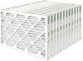 18x24x2 MERV 8 Pleated HVAC AC Furnace Air Filters. Case of 12. (Exact Size: 17.38 x 23.38 x 1.75 Inches), product image
