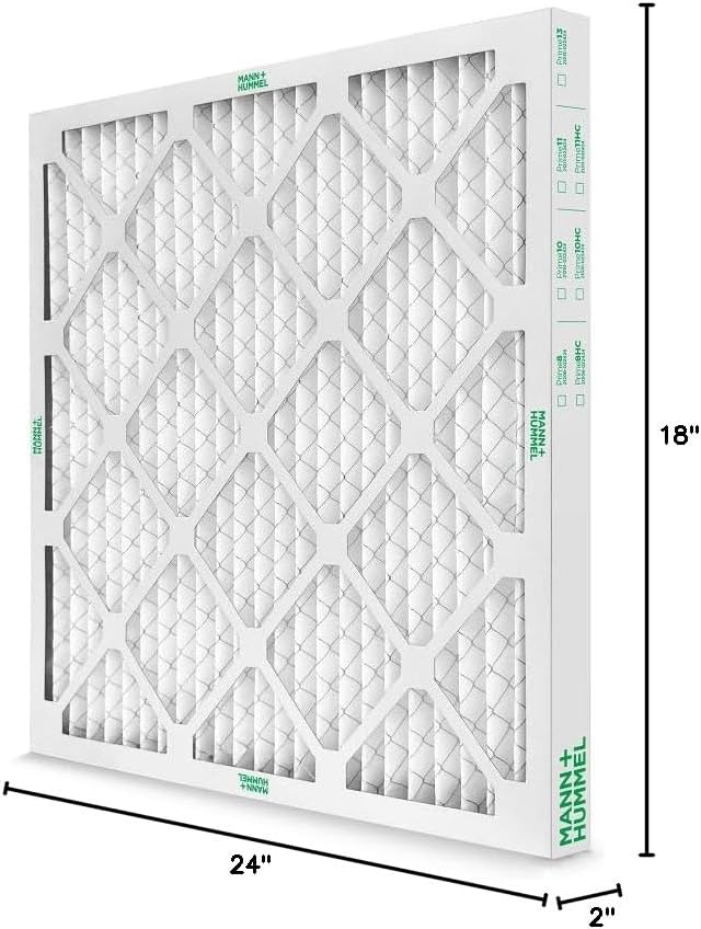 18x24x2 MERV 8 Pleated HVAC AC Furnace Air Filters. Case of 12. (Exact Size: 17.38 x 23.38 x 1.75 Inches), alternate product