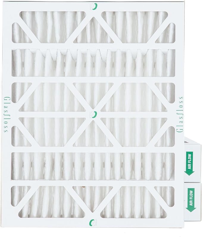 18x24x4 MERV 10 (FPR 5-6) 4" Inch Pleated Air Filters By. Box of 3. Actual Size: 17-1/2 x 23-1/2 x 3-3/4 0 Count, product