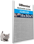 18x30x1 Reusable Electrostatic Air Filter HVAC AC Furnace Filter,MERV 8,Washable, Lasts a Lifetime,Permanent Air