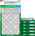 18x30x2 Air Filter MERV 8 Essential Dust & Allergy Defense (6-Pack), Electrostatic Pleated HVAC AC Furnace
