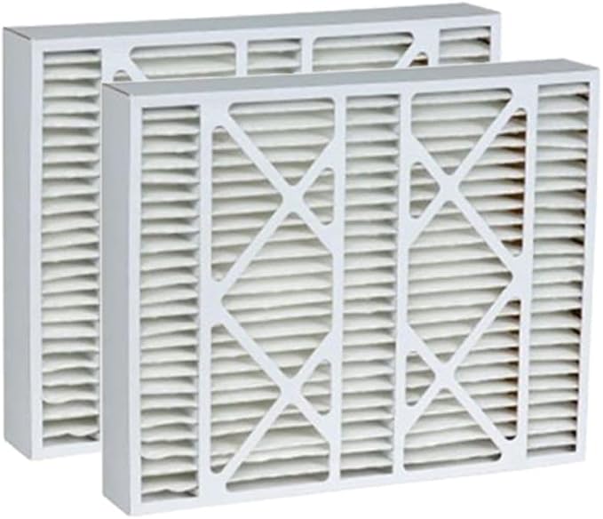 19x20x4-1/4 Merv 8 Replacement for Carrier AC Furnace Air Filter 2 Pack (Actual Size: 19 1/8" x 19 7/8" x 4 1/4") 2 Pack 8