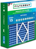 19x20x5 Air Filter MERV 13 Optimal Smoke & Allergy Defense (1-Pack), Pleated HVAC AC Furnace Filters for Bryant