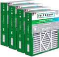 19x20x5 Air Filter MERV 8 Essential Dust & Allergy Defense (4-Pack), Pleated HVAC AC Furnace Filters for Bryant, Carrier