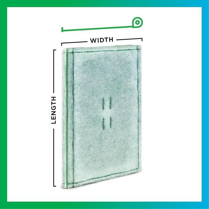 19x27 Ring Panel Air Filter, 2-Ply MERV 8 Commercial HVAC AC Furnace Filters Replacement (1-Pack), alternate product view 2