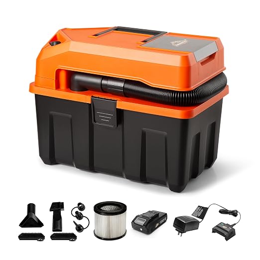 2.5-Gallon 20V Cordless Wet Dry Vacuum with 2.0Ah Battery– DVTB202 0902, product image