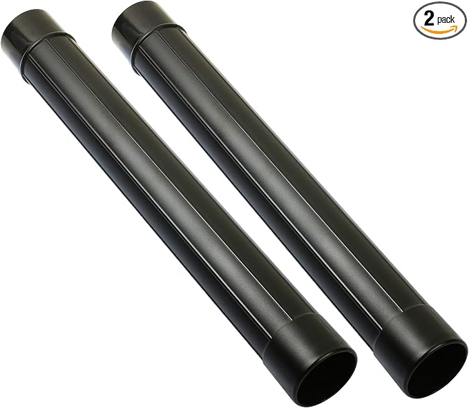 2.5 Inch Vacuum Extension Wands 19" Long for, Rigid, Workshop & More | 2-Pack Wet or Dry Hose Extension