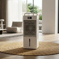 2.6Gal Portable Swamp Cooler Fan, Evaporative Air Cooler with HEPA Filter, Touch Control, Remote, 3 Speeds & 3 Modes, Ice