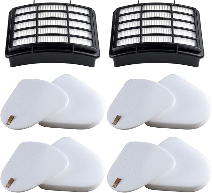 2 HEPA + 4 Foam & Felt Filters Compatible with Shark Navigator Lift-Away Deluex NV350, NV351, NV352, NV355, NV356E, NV357