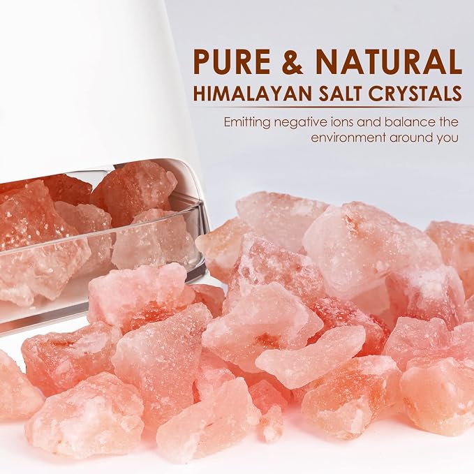 2-in-1 Himalayan Salt Lamp & Ultrasonic Essential Oil Diffuser, Aromatherapy Diffuser Cool Mist Humidifier, alternate product